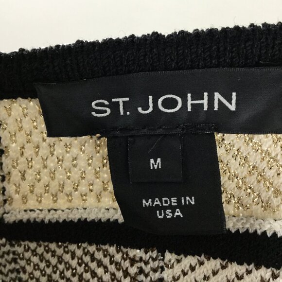 St. John Sequin/Metallic Paillettes Tank Top m - Picture 7 of 9